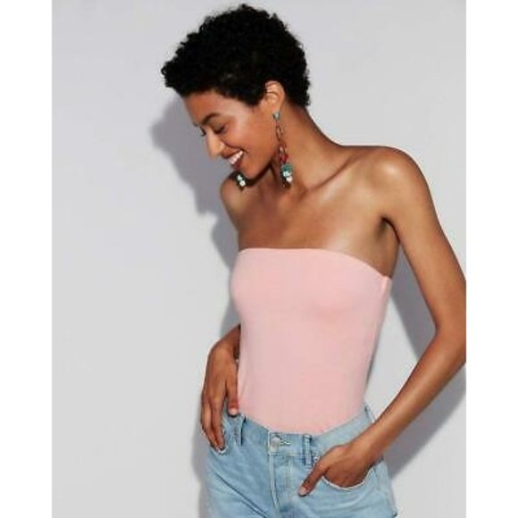 Express Tops - Express One Eleven Shelf Bra Tube Top L
